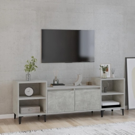Tv Skapītis, Betona Pelēks, 160X35X55 Cm, Inženierijas Koks Vidaxl