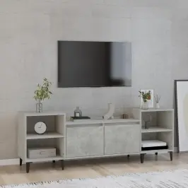 Televizoriaus Spintelė, Betono Pilka, 160X35X55cm Mediena