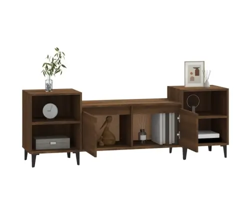 Telerikapp, Pruun Tamm, 160X35X55 cm Tehispuit