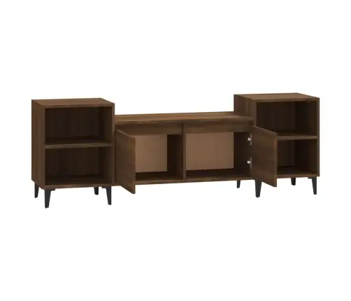 Telerikapp, Pruun Tamm, 160X35X55 cm Tehispuit