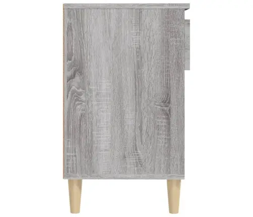 Apavu Plaukts, Pelēcīga Ozolkoka,102X36X60Cm, Inženierijas Koks Vidaxl