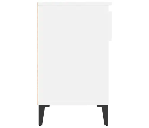 Spintelė Batams, Baltos Spalvos, 102X36X60cm Apdirbta Mediena