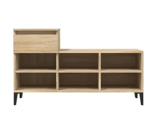 Apavu Plaukts, Ozolkoka Krāsa, 102X36X60 Cm, Inženierijas Koks Vidaxl