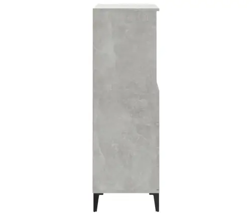 Komoda, Betono Pilkos Spalvos, 60X36X110cm Apdirbta Mediena