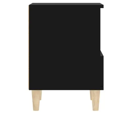 Naktsskapīši, 2 Gab., Melni, 40X35X50 Cm Vidaxl