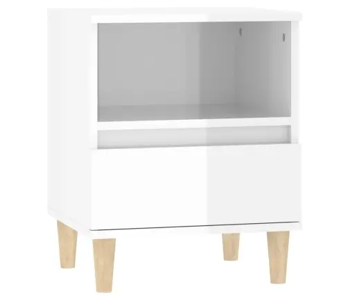 Naktsskapīši, 2 Gab., Spīdīgi Balti, 40X35X50 Cm Vidaxl Naktsskapīši, 2 Gab., Spīdīgi Balti, 40X35X50 Cm Vidaxl