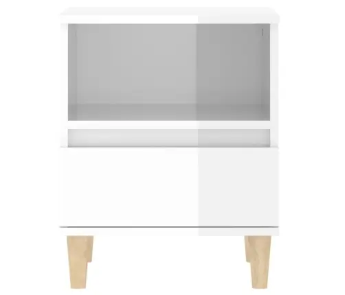 Naktsskapīši, 2 Gab., Spīdīgi Balti, 40X35X50 Cm Vidaxl Naktsskapīši, 2 Gab., Spīdīgi Balti, 40X35X50 Cm Vidaxl