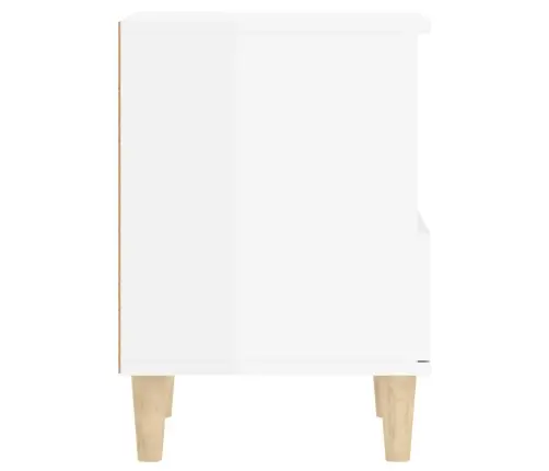 Naktsskapīši, 2 Gab., Spīdīgi Balti, 40X35X50 Cm Vidaxl Naktsskapīši, 2 Gab., Spīdīgi Balti, 40X35X50 Cm Vidaxl