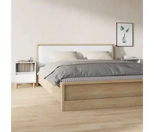 Naktsskapīši, 2 Gab., Spīdīgi Balti, 40X35X50 Cm Vidaxl Naktsskapīši, 2 Gab., Spīdīgi Balti, 40X35X50 Cm Vidaxl