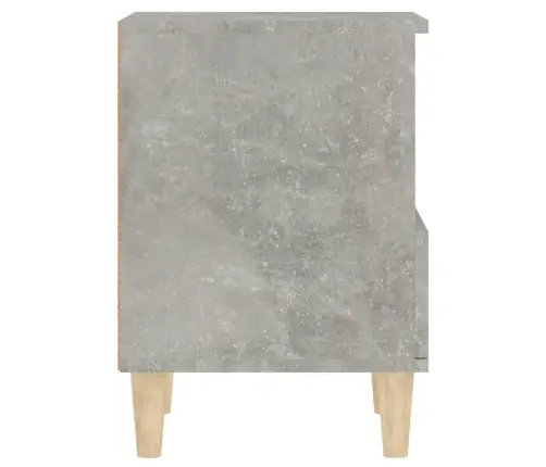 Naktsskapīši, 2 Gab., Betona Pelēki, 40X35X50 Cm Vidaxl