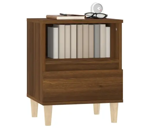 Naktsskapītis, Ozolkoka Krāsa, 40X35X50 Cm Vidaxl Naktsskapītis, Ozolkoka Krāsa, 40X35X50 Cm Vidaxl