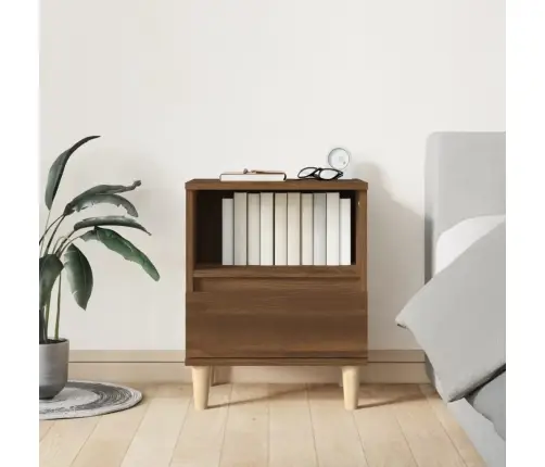 Naktsskapītis, Ozolkoka Krāsa, 40X35X50 Cm Vidaxl Naktsskapītis, Ozolkoka Krāsa, 40X35X50 Cm Vidaxl