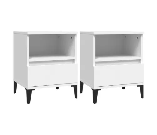 Öökapid 2 Tk, Valge, 40 X 35 X 50 Cm