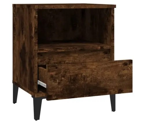 Naktsskapītis, Ozolkoka Krāsa, 40X35X50 Cm Vidaxl