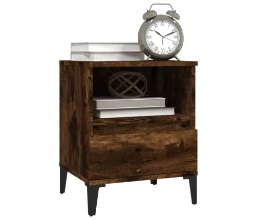 Naktsskapīši, 2 Gab., Ozolkoka Krāsa, 40X35X50 Cm Vidaxl