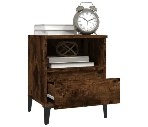 Naktsskapīši, 2 Gab., Ozolkoka Krāsa, 40X35X50 Cm Vidaxl