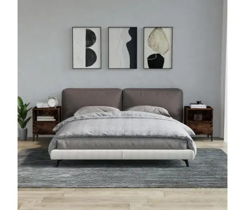 Naktsskapīši, 2 Gab., Ozolkoka Krāsa, 40X35X50 Cm Vidaxl