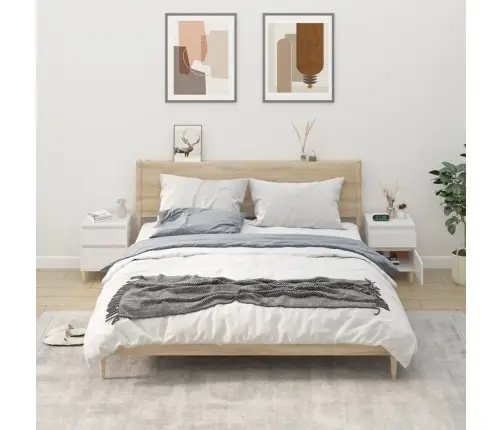 Öökapid 2 Tk, Valge, 40 X 35 X 50 Cm