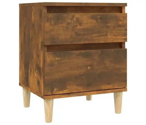 Öökapid 2 Tk, Suitsutatud Tamm, 40 X 35 X 50 Cm