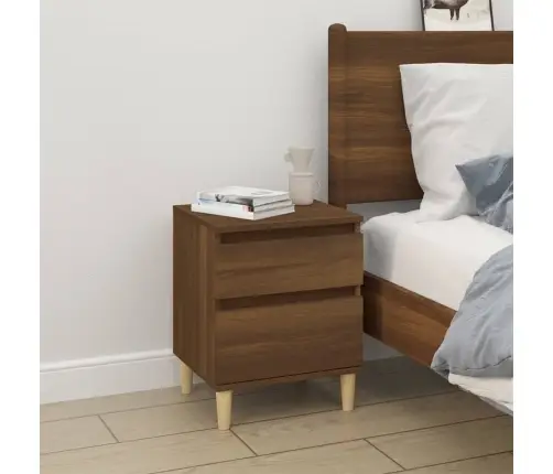 Öökapid 2 Tk, Pruun Tamm, 40 X 35 X 50 Cm