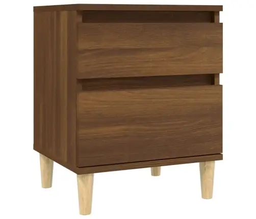 Öökapid 2 Tk, Pruun Tamm, 40 X 35 X 50 Cm