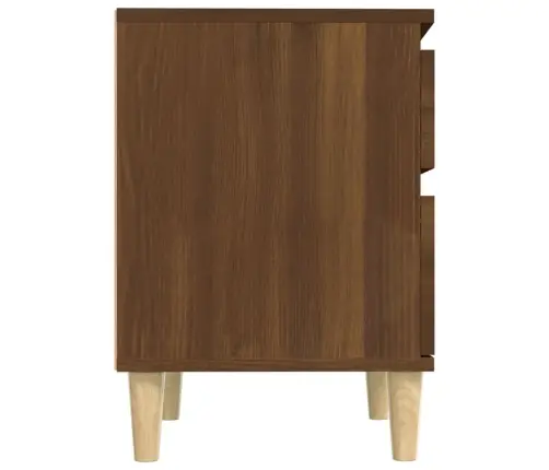 Öökapid 2 Tk, Pruun Tamm, 40 X 35 X 50 Cm