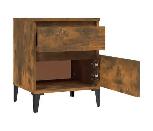 Naktsskapītis, Ozolkoka Krāsa, 40X35X50 Cm Vidaxl