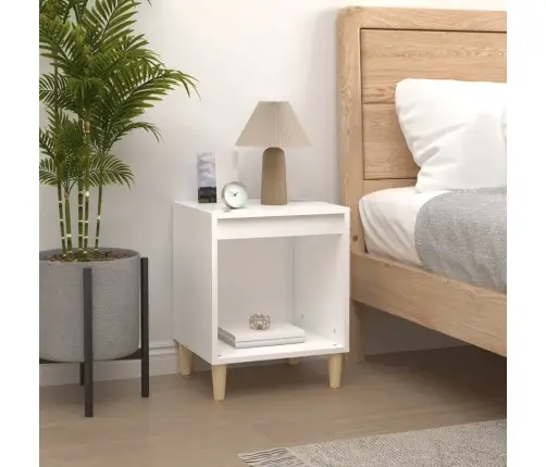 Naktsskapīši, 2 Gab., Balti, 40X35X50 Cm Vidaxl