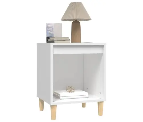 Naktsskapīši, 2 Gab., Balti, 40X35X50 Cm Vidaxl