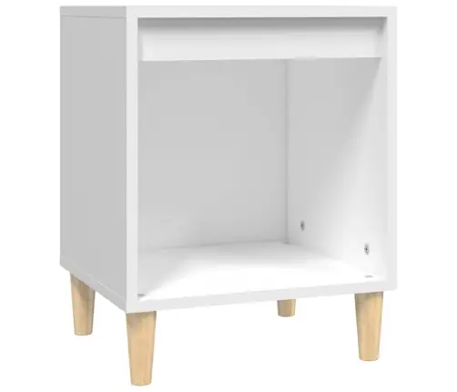 Naktsskapīši, 2 Gab., Balti, 40X35X50 Cm Vidaxl