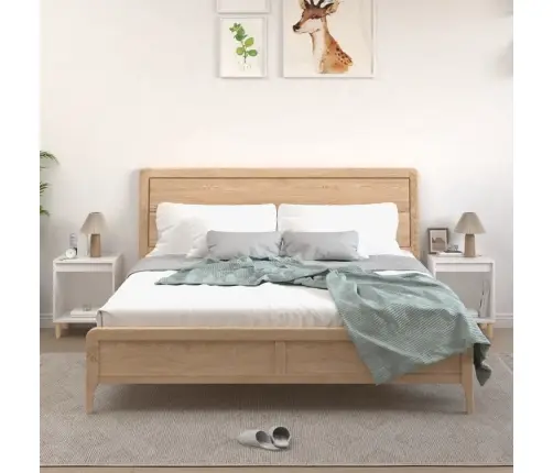 Naktsskapīši, 2 Gab., Balti, 40X35X50 Cm Vidaxl