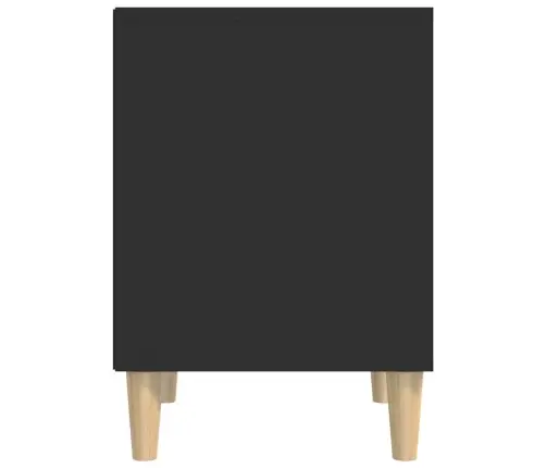 Naktsskapīši, 2 Gab., Melni, 40X35X50 Cm Vidaxl