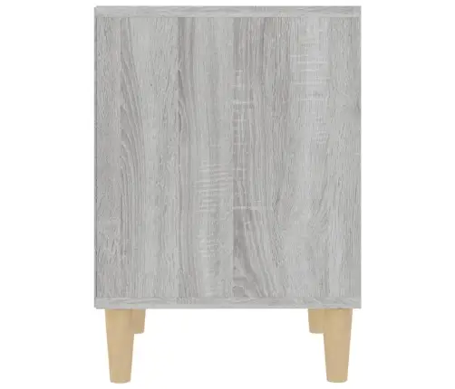 Naktinės Spintelės, 2Vnt., Pilkos Ąžuolo Spalvos, 40X35X50Cm