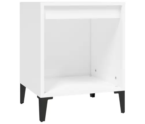 Naktsskapīši, 2 Gab., Balti, 40X35X50 Cm Vidaxl