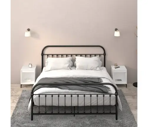 Naktsskapīši, 2 Gab., Balti, 40X35X50 Cm Vidaxl