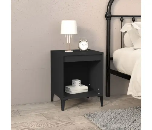 Naktsgaldiņi, 2 Gab., Melni, 40X35X50 Cm Vidaxl
