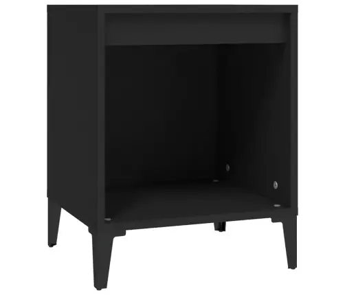 Naktsgaldiņi, 2 Gab., Melni, 40X35X50 Cm Vidaxl