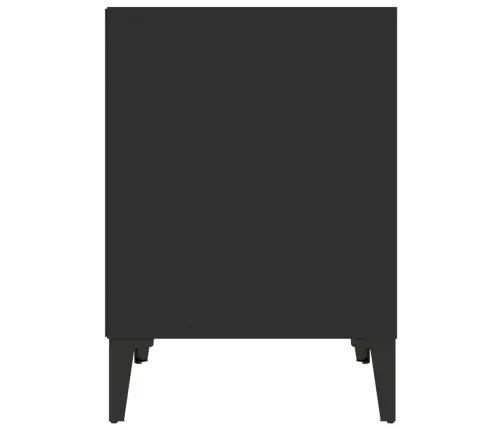 Naktsgaldiņi, 2 Gab., Melni, 40X35X50 Cm Vidaxl