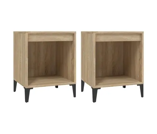 Öökapid 2 Tk, Sonoma Tamm, 40 X 35 X 50 Cm