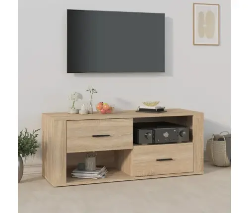 Tv Skapītis, Ozolkoka Krāsa, 100X35X40 Cm, Inženierijas Koks Vidaxl