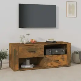 Televizoriaus Spintelė, Dūminio Ąžuolo, 100X35X40cm Mediena