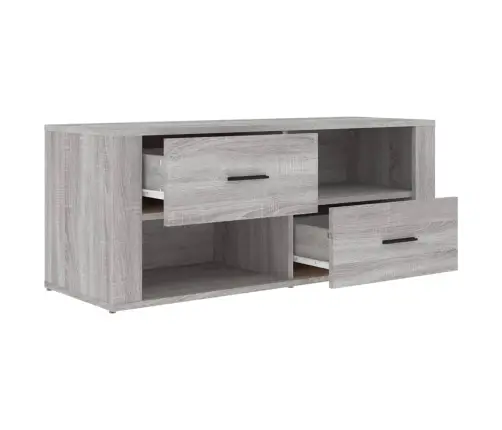 Telerikapp, Hall Sonoma Tamm, 100 X 35 X 40 cm Tehispuit