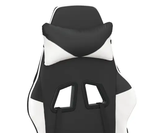 Datorspēļu Krēsls, Melna Un Balta Mākslīgā Āda Vidaxl