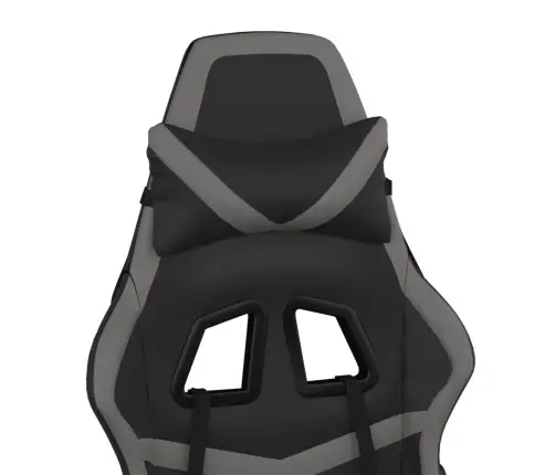 Žaidimų Kėdė, Juodos Ir Pilkos Spalvos, Dirbtinė Oda