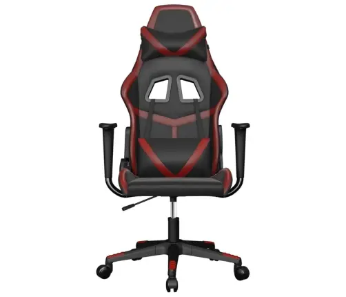Datorspēļu Krēsls, Melna Un Vīnsarkana Mākslīgā Āda Vidaxl