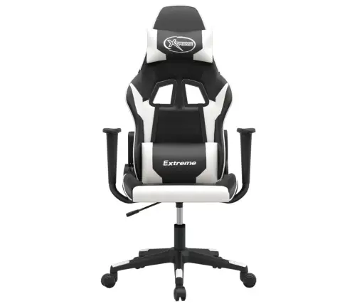 Žaidimų Kėdė, Juodos Ir Baltos Spalvos, Dirbtinė Oda