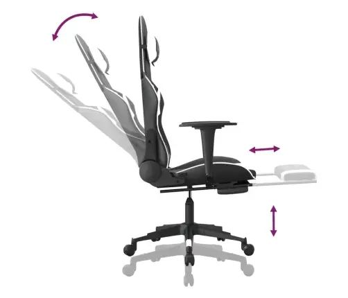 Mänguritool Jalatoega, Must Ja Valge, Kunstnahk