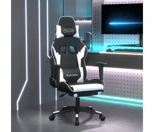 Mänguritool Jalatoega, Must Ja Valge, Kunstnahk