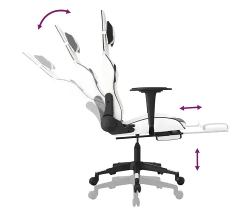 Mänguritool Jalatoega, Valge Ja Must, Kunstnahk