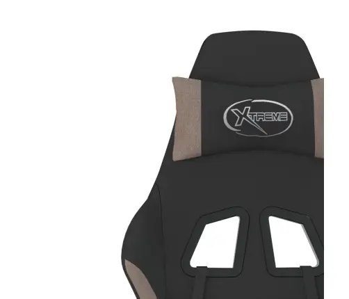 Mänguritool Jalatoega, Must Ja Pruunikashall, Kunstnahk